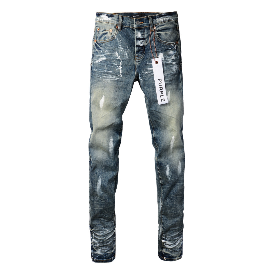 Purple Gradient Blue Jeans
