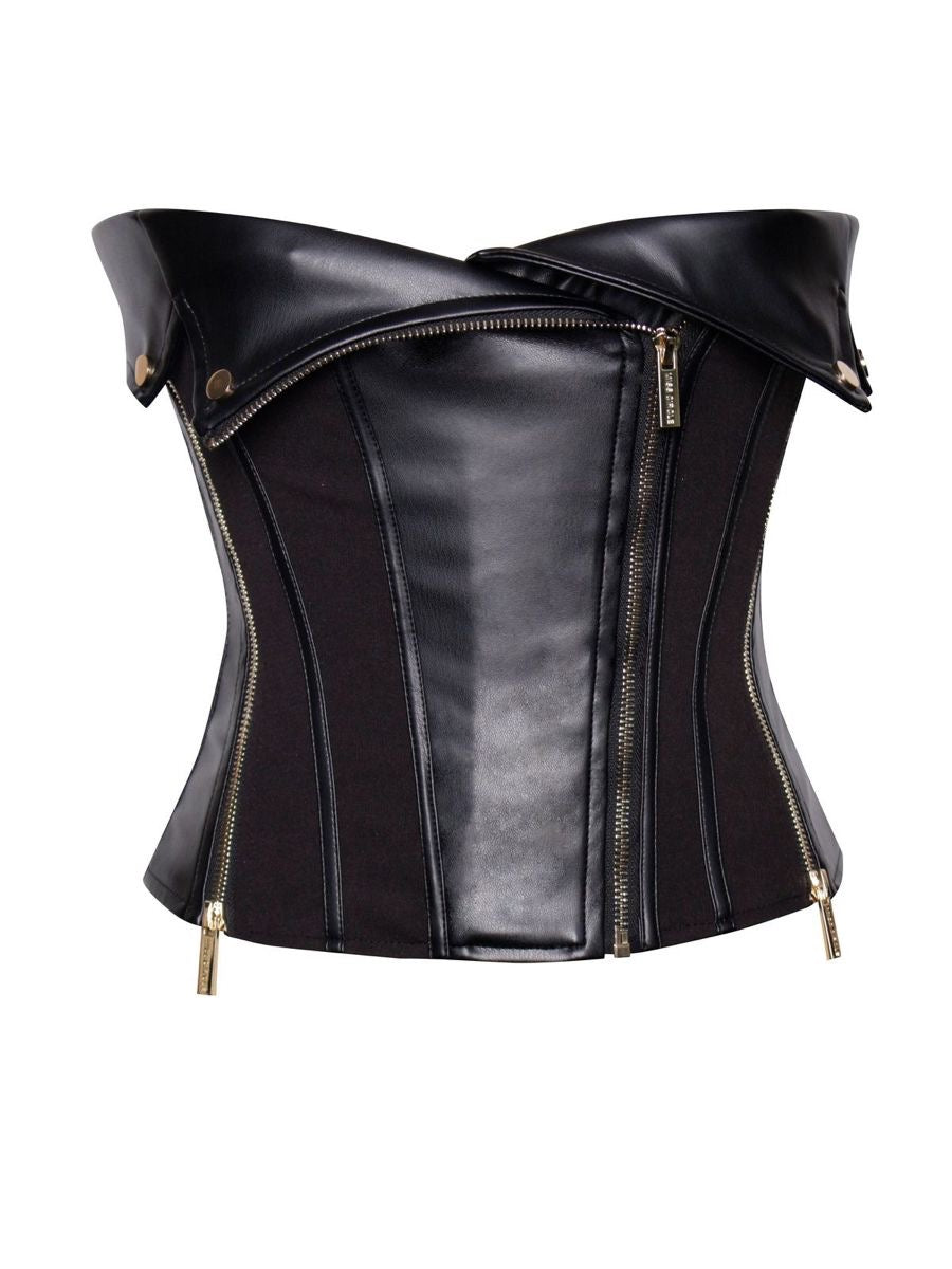 LEATHER TOP