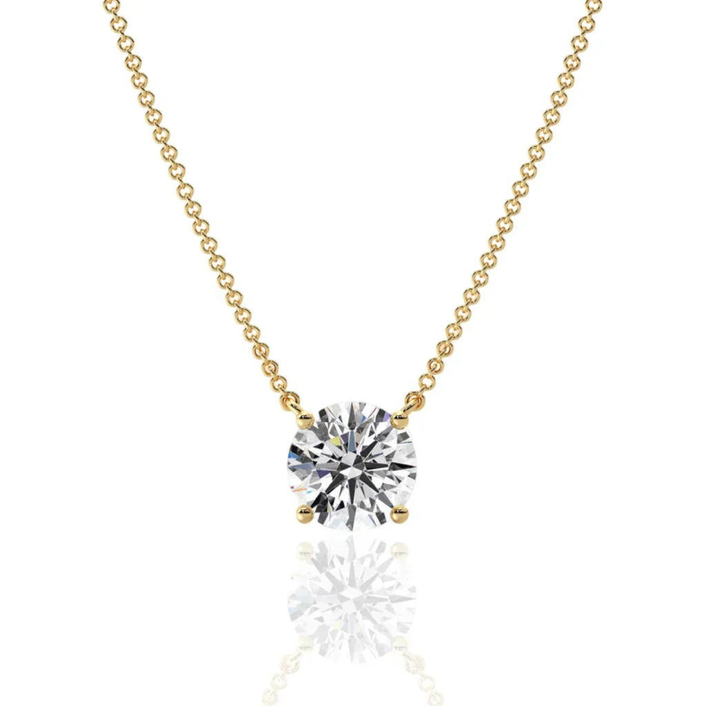 DIAMOND STUD NECKLACE