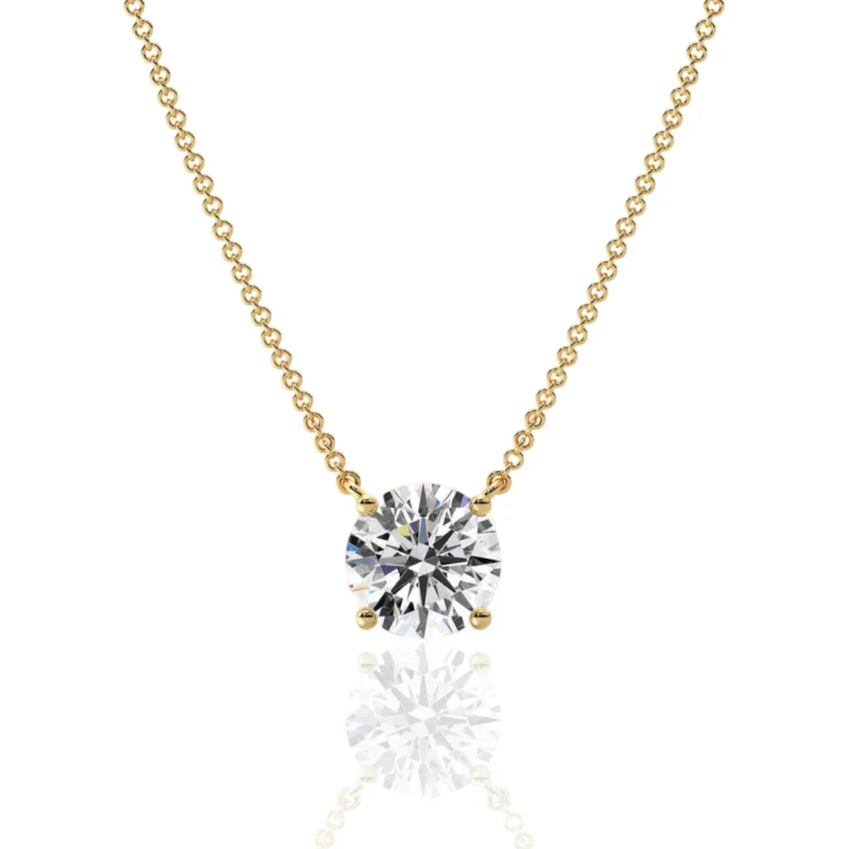 DIAMOND STUD NECKLACE