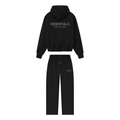 Essentials Black Tracksuit