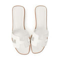 it girl white sandals
