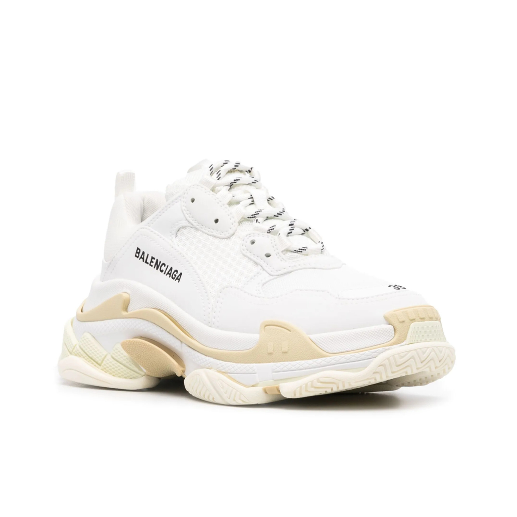 Triple S White Beige