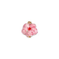Pink Pop Flower Charm