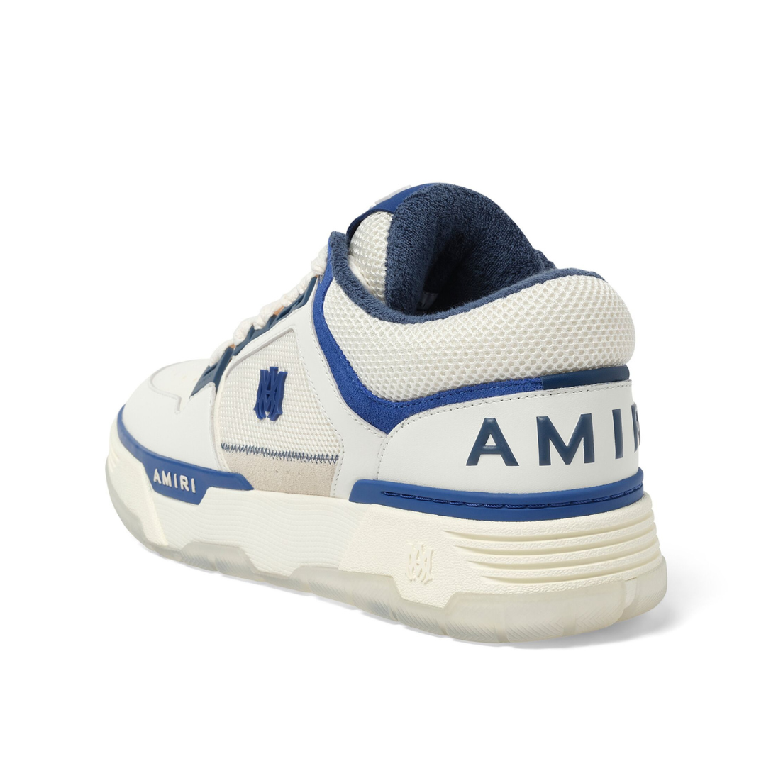 M.A. Panelled White Blue