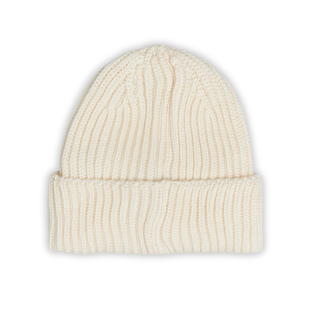Monogram Full Black Beanie