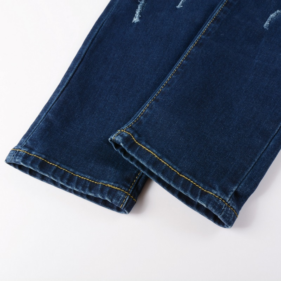Amr Red Bandana Jeans