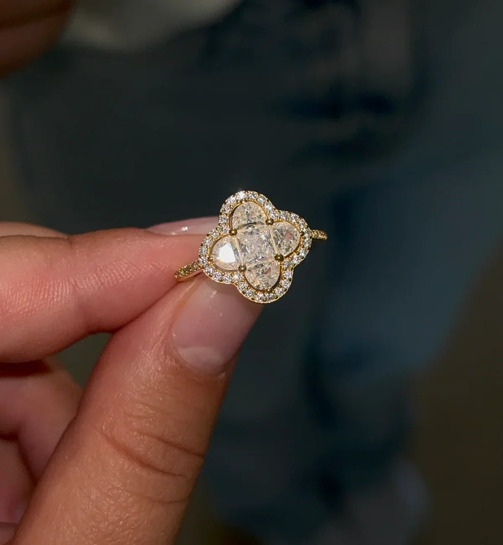 CLOVER RING | 925 STERLING SILVER