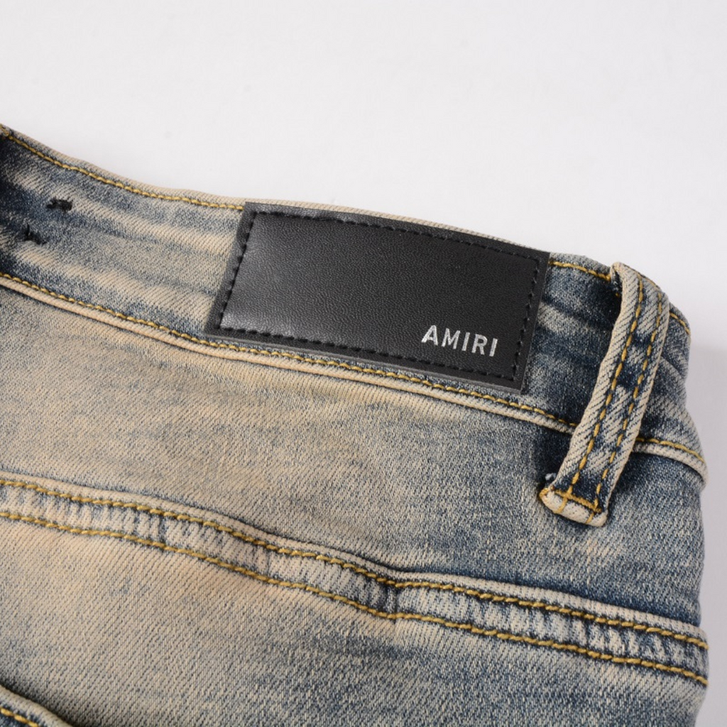 Amr Black Bones Blue Jeans