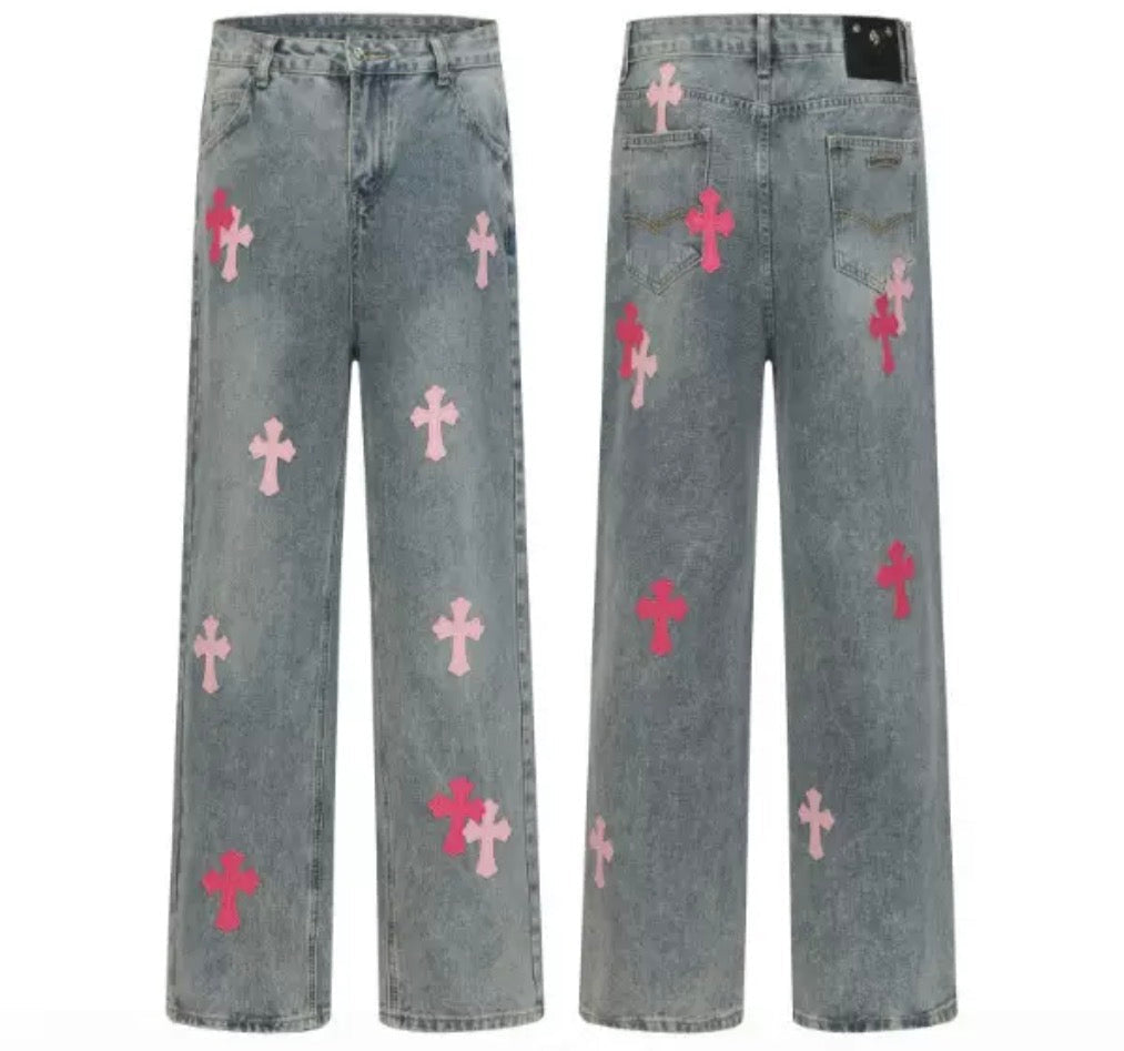 CH JEANS PINK LOGO