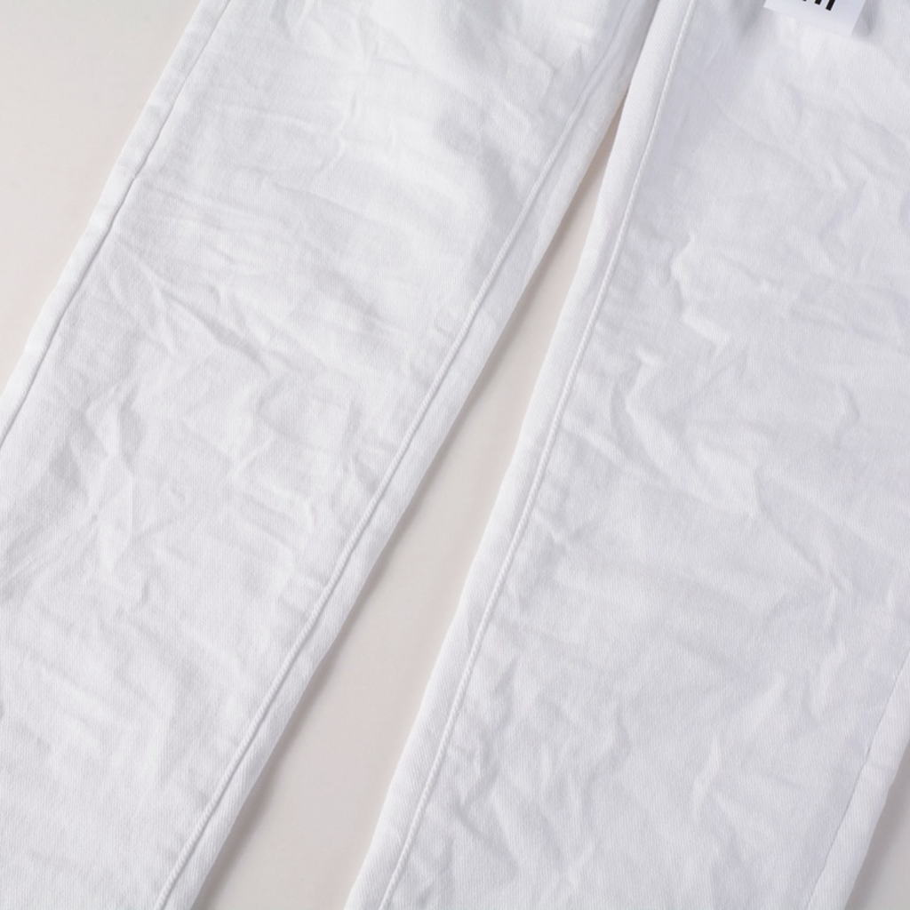 Purple White Jeans