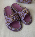 PURPLE SANDALS