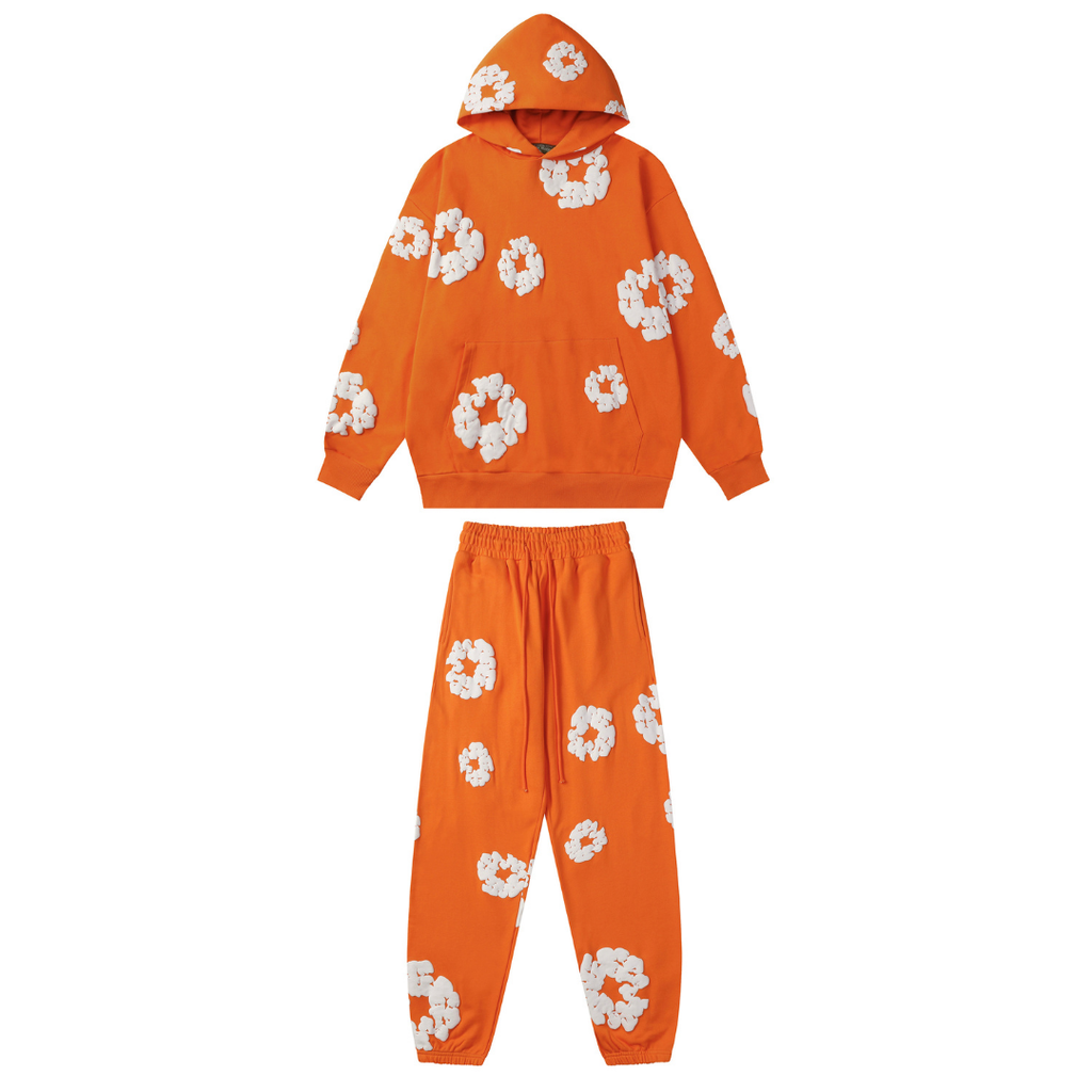 Denim Trs Orange Tracksuit