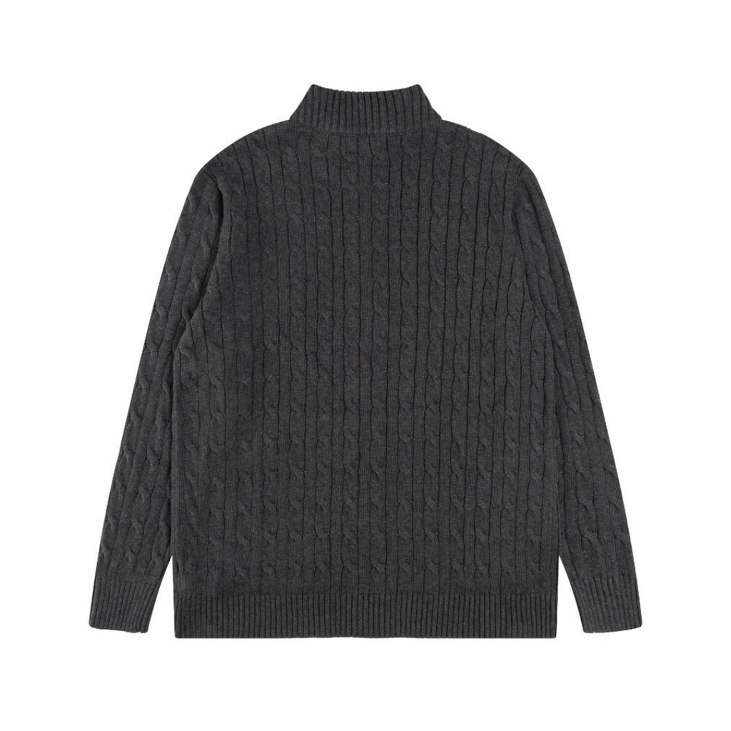 Polo Full Zip Sweater