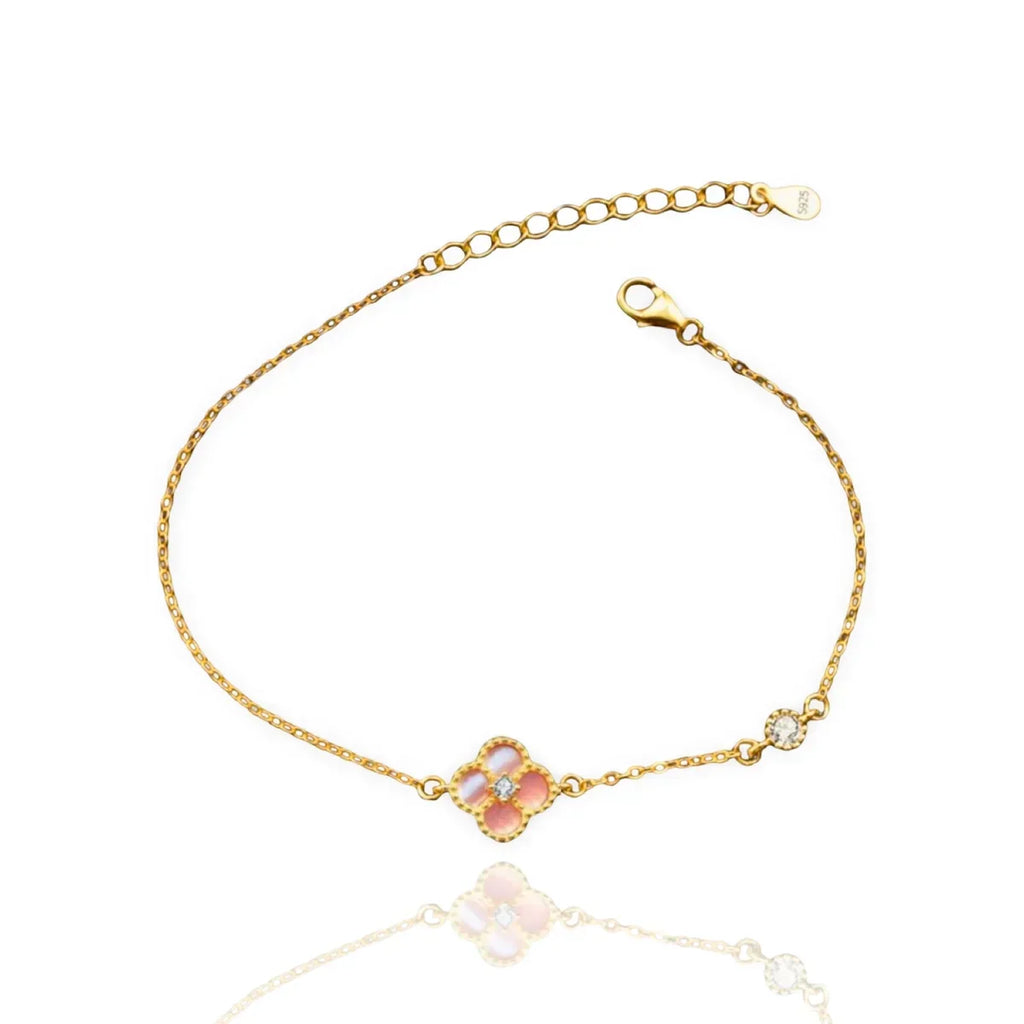 SINGLE CLOVER BRACELET | 925 STERLING SILVER