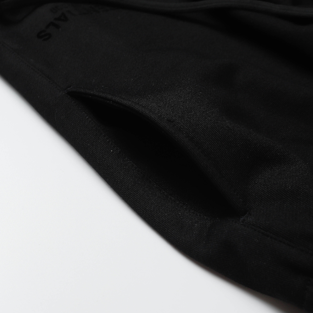 Essentials Relaxed Black Tracksuit