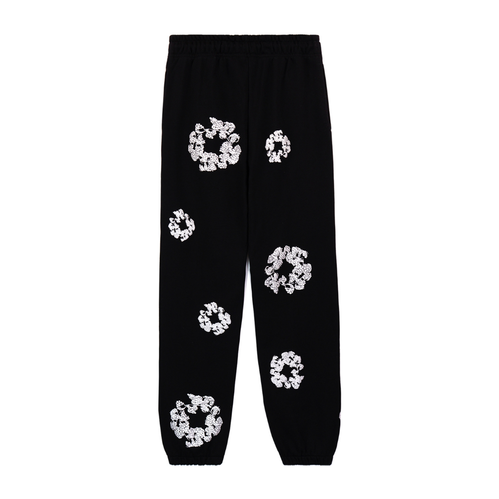 Denim Trs Diamonds Black Pants
