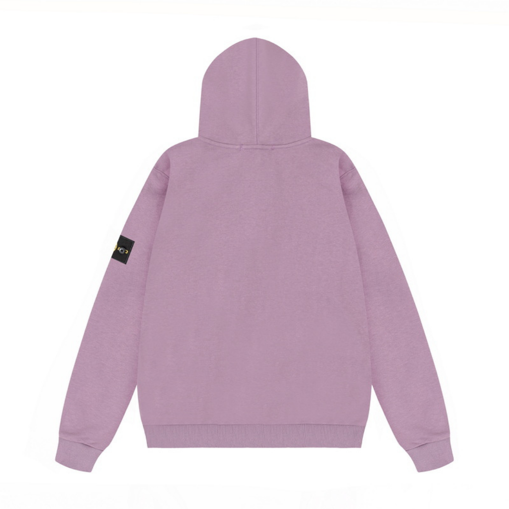 Stone Monogram Zip Hoodie