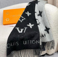 PATTERN SCARF BLACK