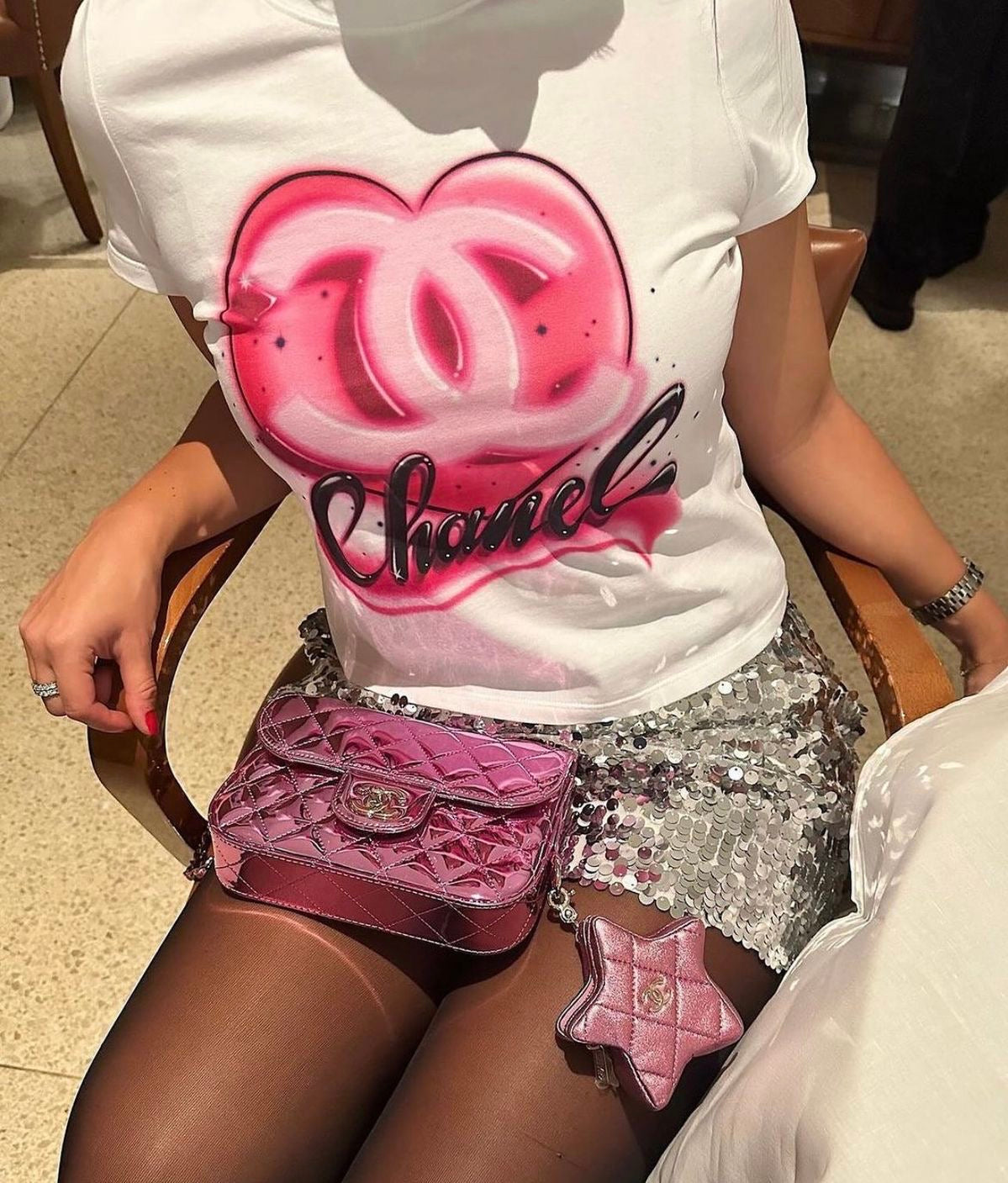 PINK HEART TOP