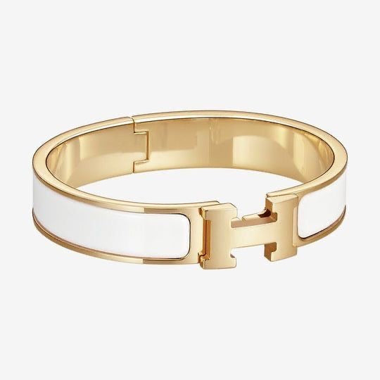 H BRACELET WHITE