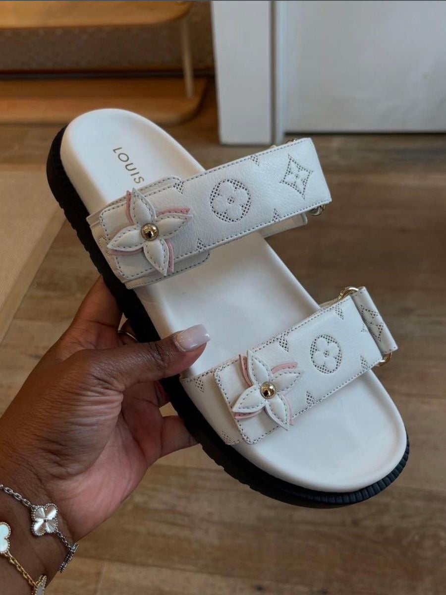 WHITE SUNSET SANDALS