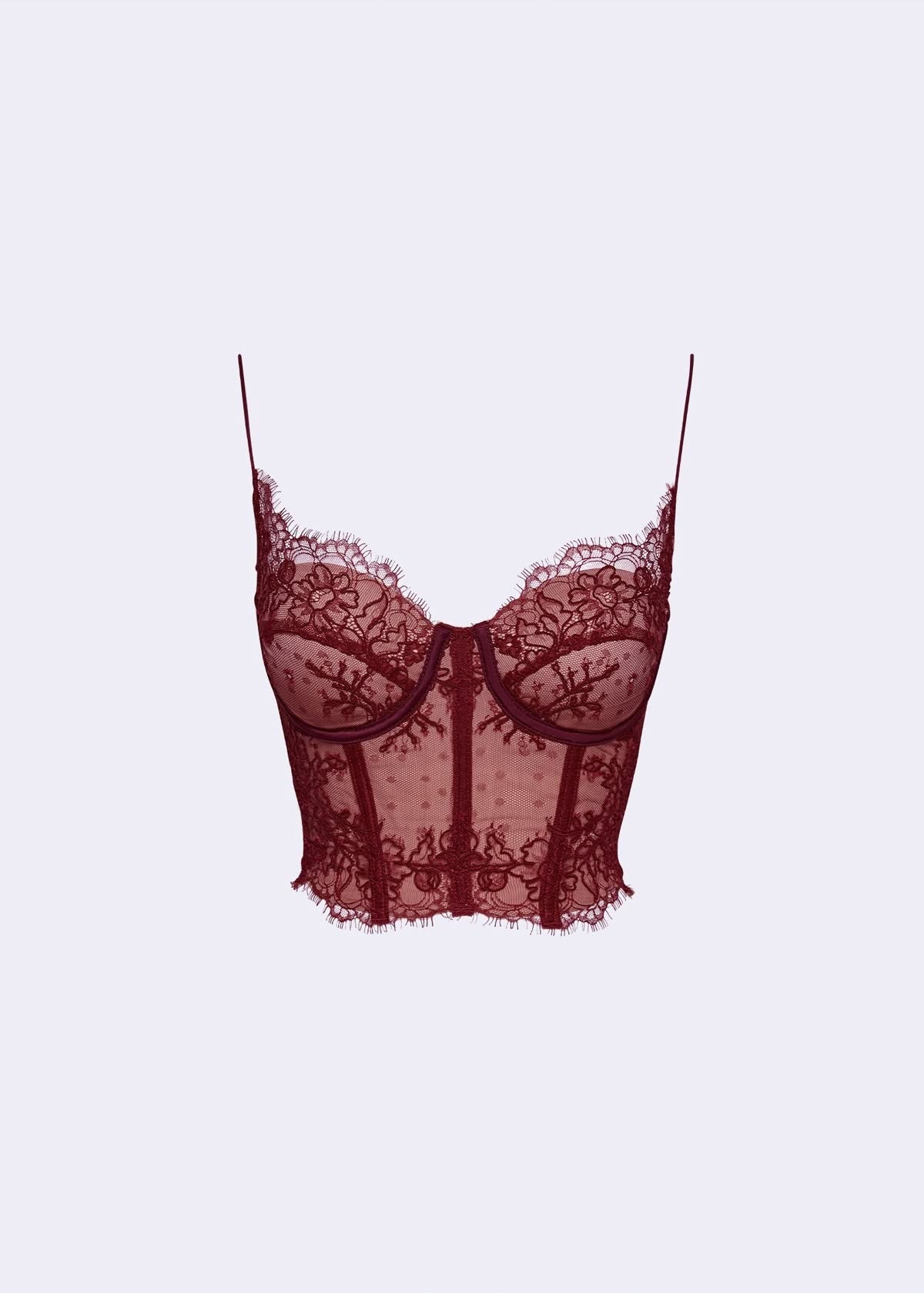 RED CORSET TOP