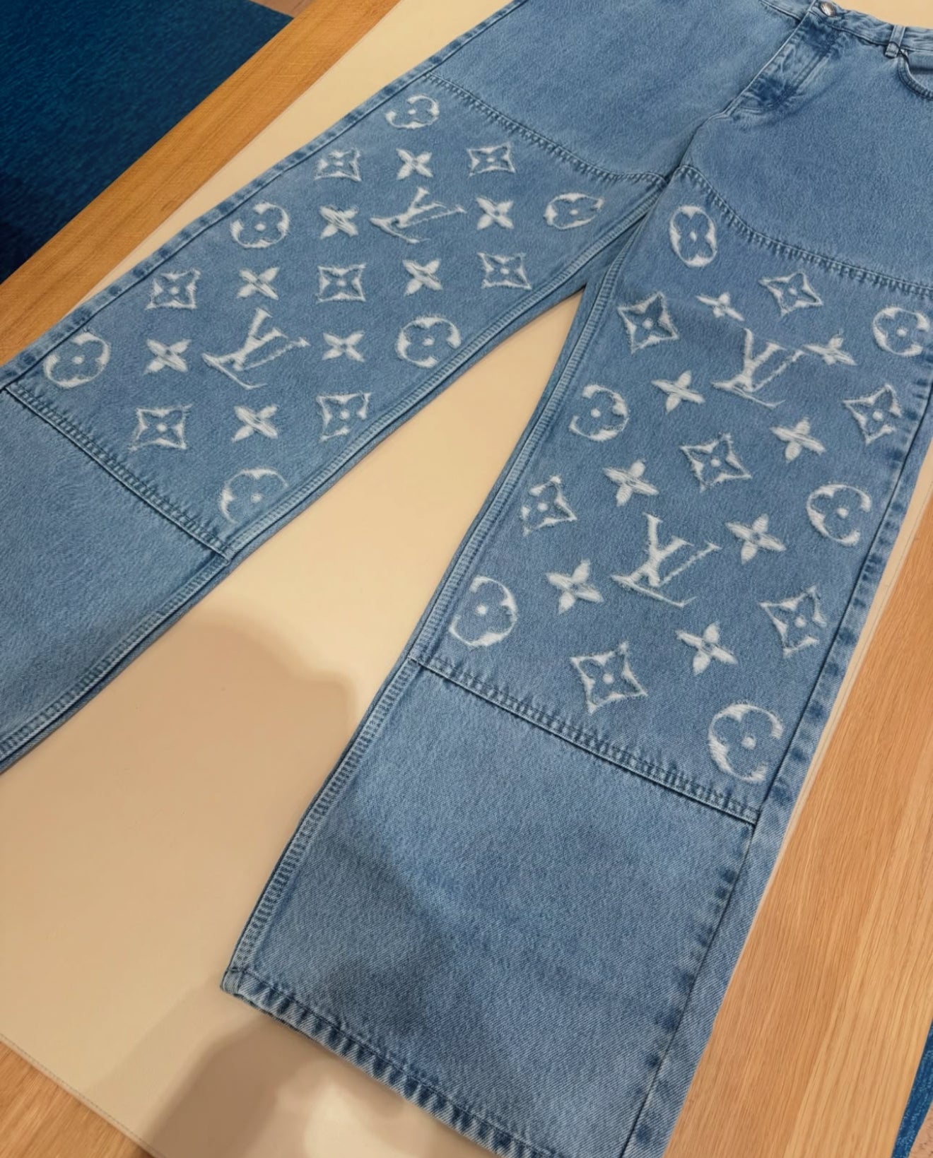 LV skater jeans blue