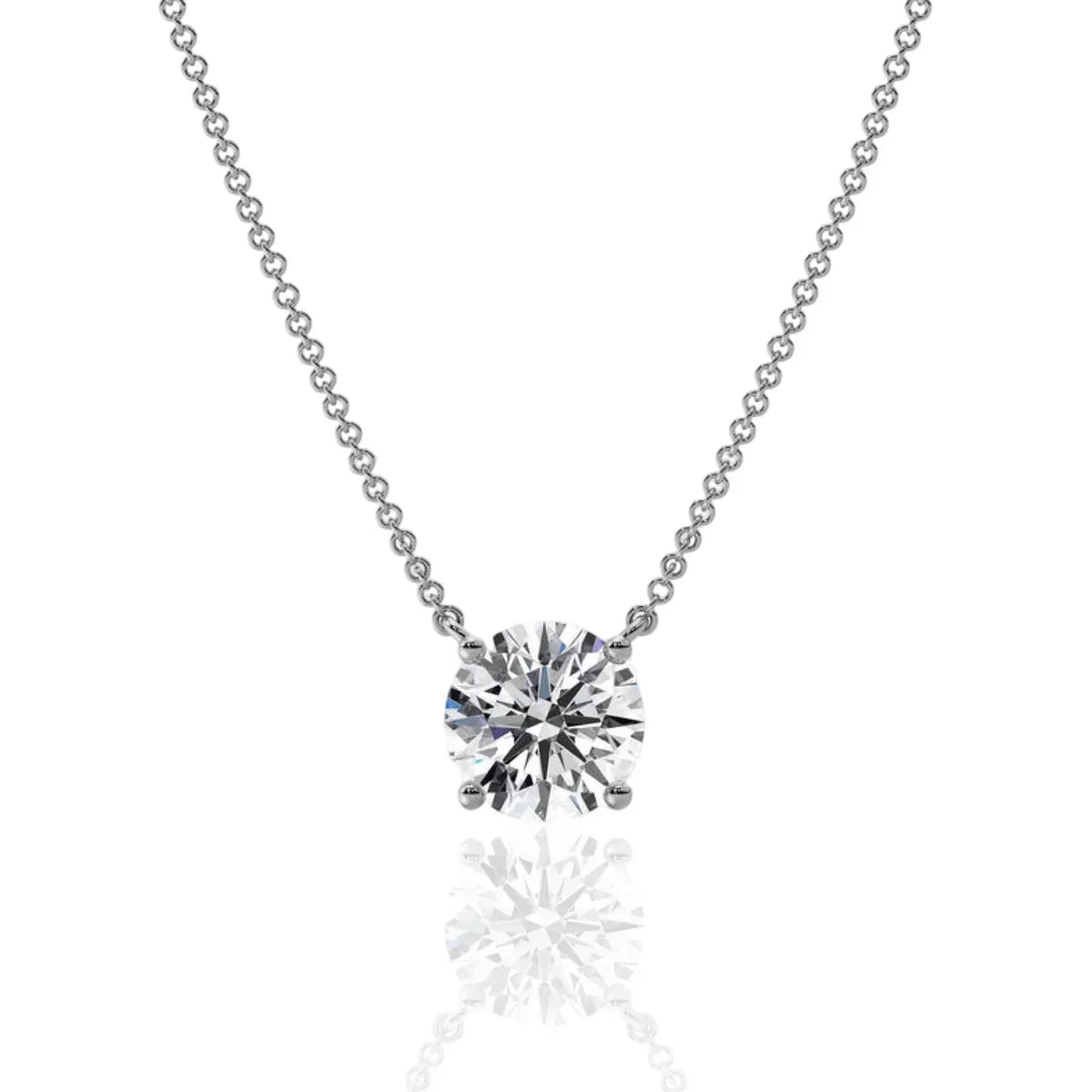 DIAMOND STUD NECKLACE