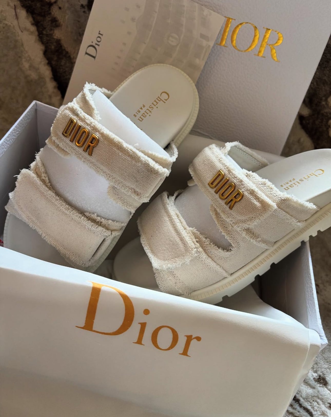christy sandals white