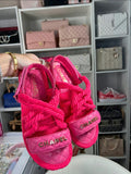 hot pink sandals