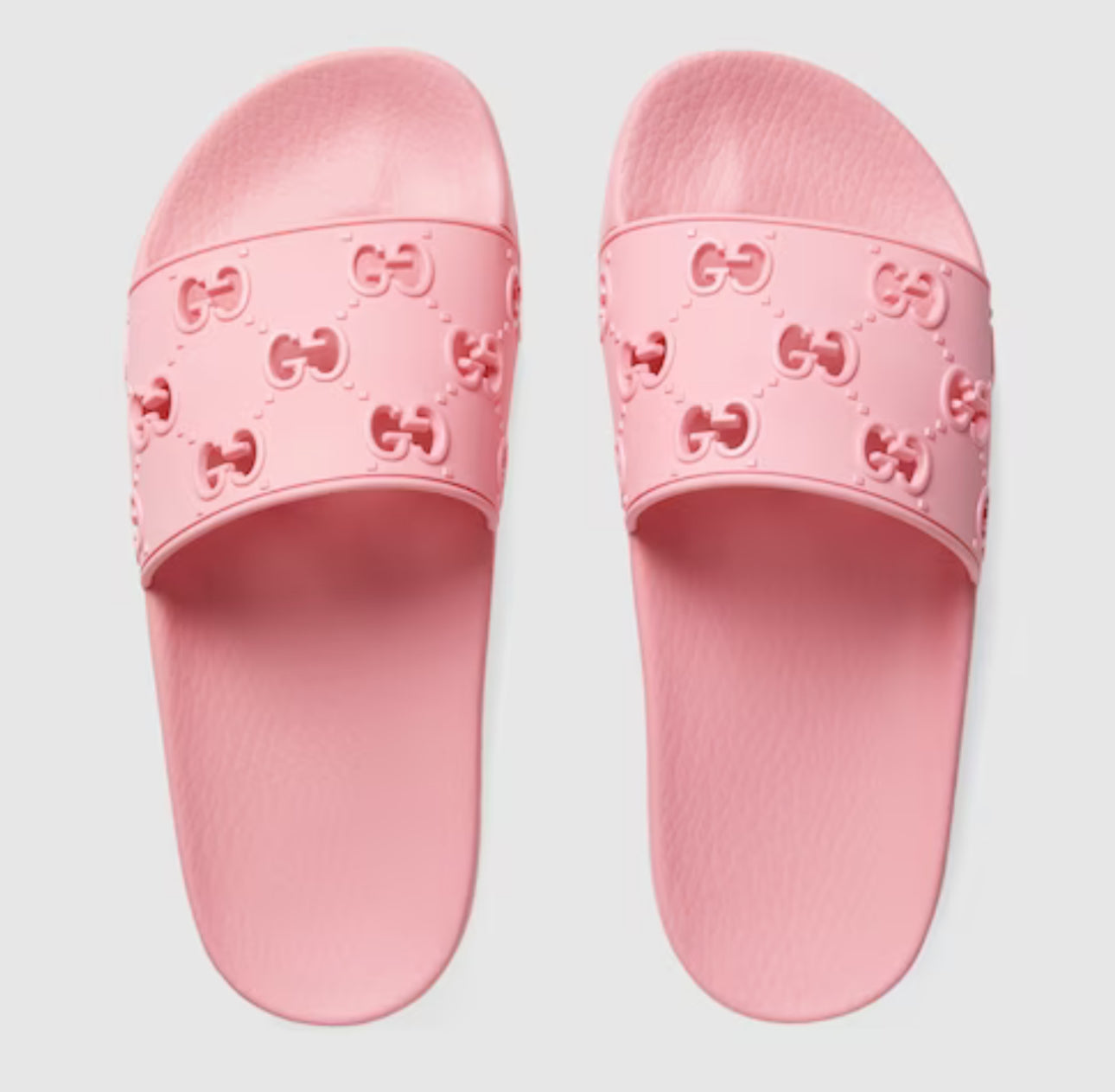 Pink rubber slides