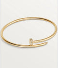 bracelet gold thin diamonds