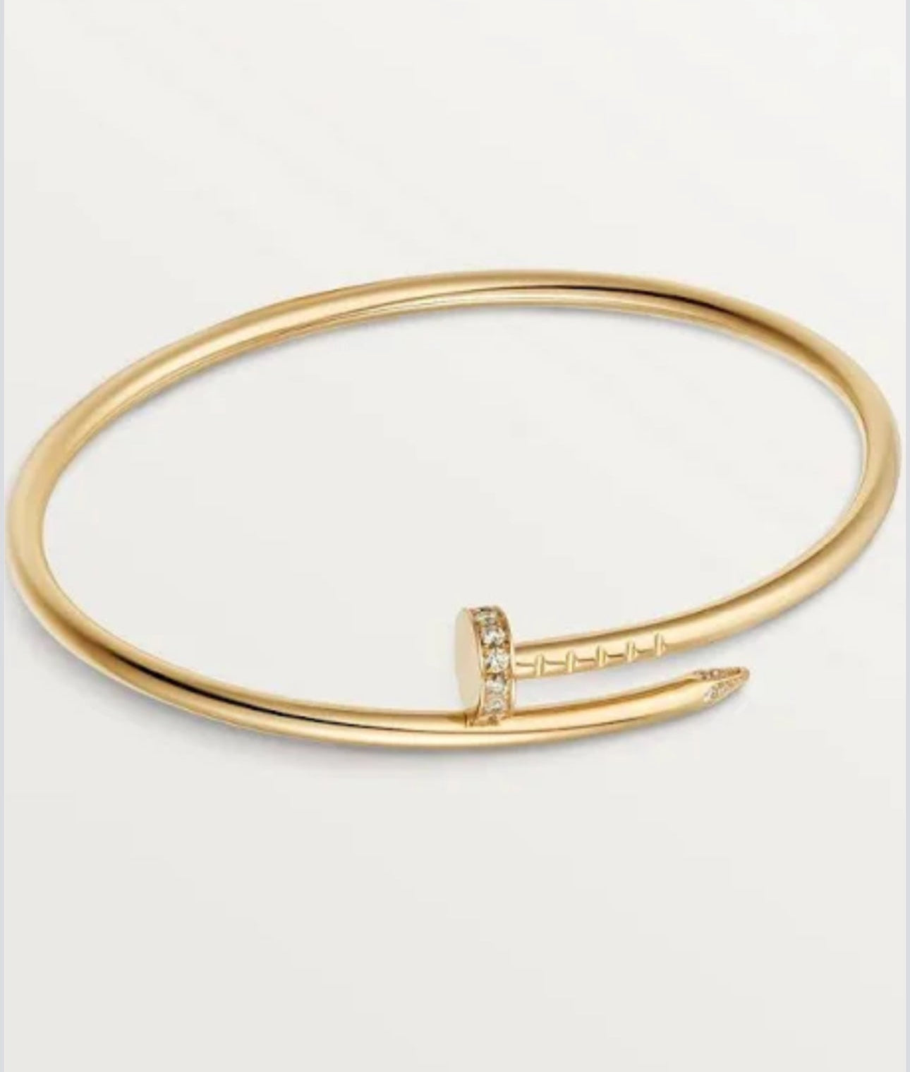 bracelet gold thin diamonds