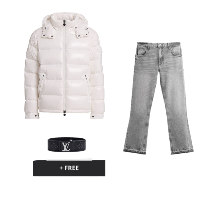 WHITE MONC OUTFIT