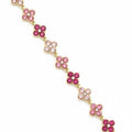 Pink Clover Bracelet