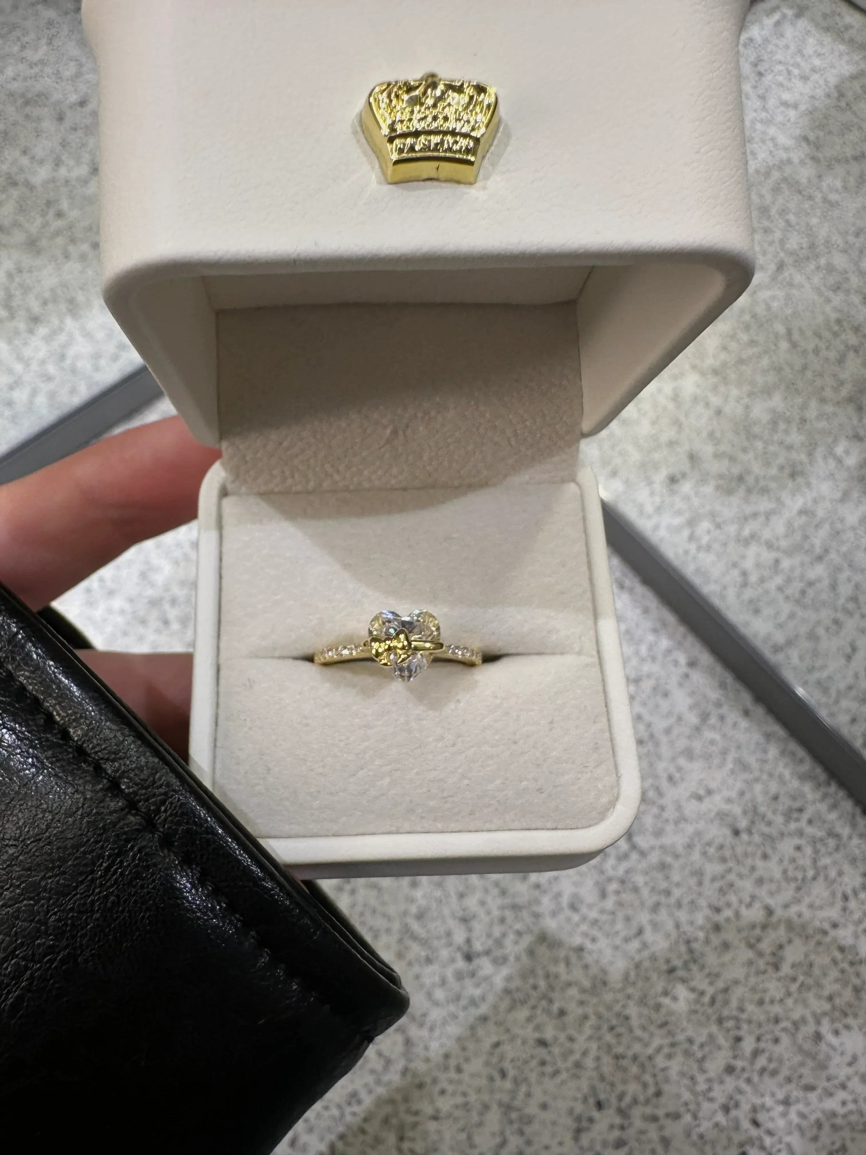 Heart Bow Ring
