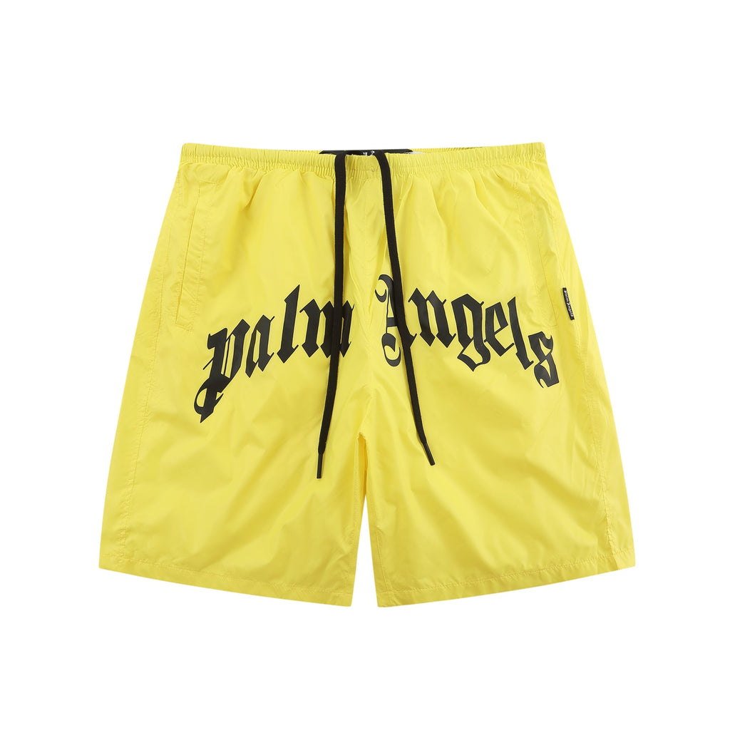 Palm Angels Yellow Swim Shorts