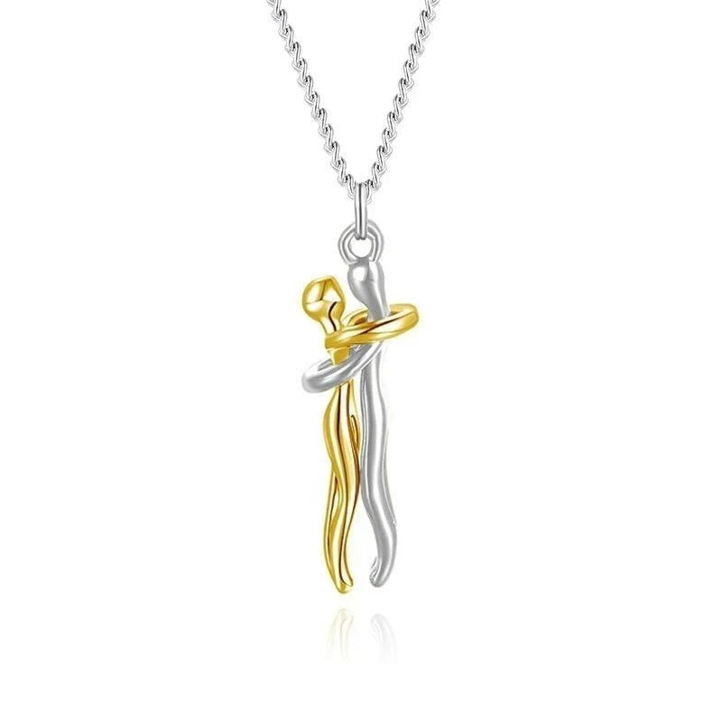 Hug Necklace - The Tale of Two Lovers Necklace